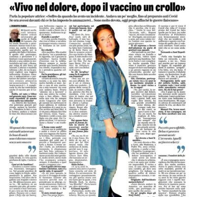 L’ennesimo personaggio dello spettacolo denuncia i danni del “vaccino” Covid—19